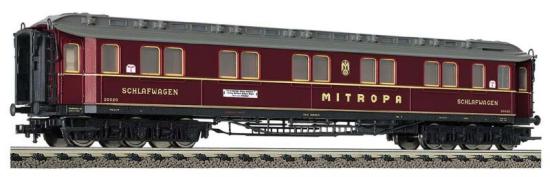 Sleeping car 'MITROPA' type WL 6?<br /><a href='images/pictures/Fleischmann/5156.jpg' target='_blank'>Full size image</a>